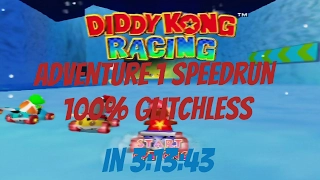 Diddy Kong Racing Adventure 1 Speedrun 100% Glitchless in 3:13:43