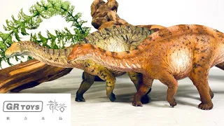 GR Toys/ Haolonggood Dicraeosaurus Review!! Both Versions Red & Green