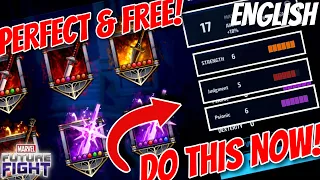 I Made All 6 Perfect Swords For Free On Day 1! You Can Do It Too! ENG REMAKE - Marvel Future Fight