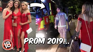 MY *BRITISH* PROM VLOG + GRWM 2019 ... a lot of drunk teenagers lol