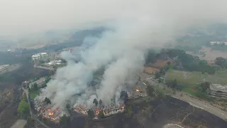 Santa Rosa Fire 2017 - Hilton Inn Fire and Mobile Home Park