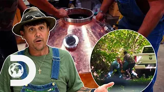 Mike Gets Into LITERAL FIGHT With Rival "Shine Boss" | Moonshiners