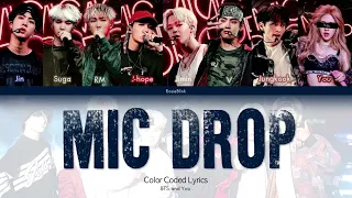 BTS(방탄소년단) + YOU - MIC DROP (Karaoke Vrs. 8 members) [Han|Rom|Eng]