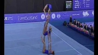 Acro World Championships 2008 Senior WG Great Britian