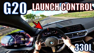 BMW G20 330I - 0-100 POV TEST DRIVE (dragy)