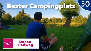 Donaudurchbruch & bester Campingplatz | Donau-Radweg Tag 1 | #30 von 51 |12-Wochen-Radreise