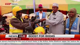 Vulnerable youth in Wajir receive vital support as Islamic Relief Kenya provides them motorcycles