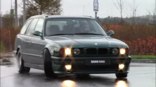 BMW E34 540i DONUTS AND BURNOUTS!