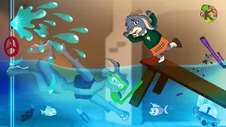 Wolf and Seven Little Goats - Inventor Goat - Flooding | KONDOSAN English | Bedtime Stories for Kids