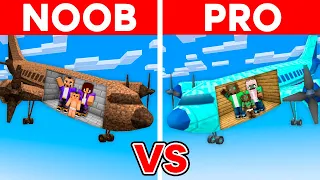 Batalla de Construcción de AVIONES de NOOB vs PRO!