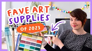 My favourite art supplies of 2023! 🎉🎨