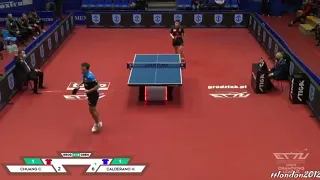 Hugo Calderano vs Chuang Chih Yuan champions league 2021 2022