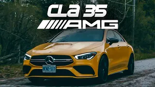 2023 Mercedes-Benz CLA 35 AMG Review, Exhaust, Pops and Bangs, Handling Test