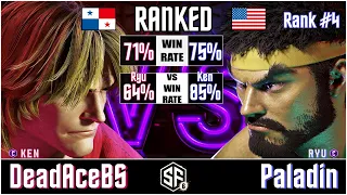 SF6 - DeadAceBS (Ken) vs Paladin (Ryu) in Street Fighter 6