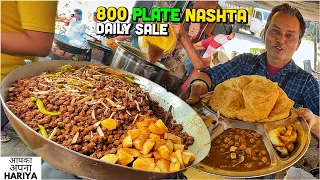 Punjab's Crunchiest Chur Chur Naan, Chole Bhature, Bathinda Desi Ghee Thali 😍 Street Food India New