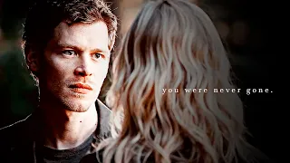 klaus + caroline | you were never gone.