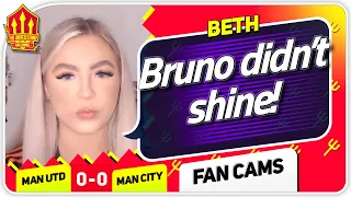BETH!!! OLE PLAYED IT SAFE! Manchester United 0-0 Manchester City Fan Cam