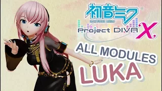 Hatsune Miku: Project DIVA X - ALL MODULES - Luka