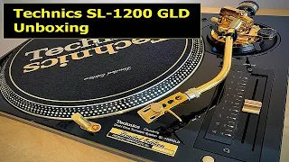 Technics SL-1200GLD Limited Edition (Gold) Turntable - Unboxing