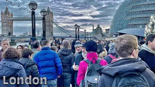 Christmas In London 2022 | London City Christmas Markets Walking Tour, 4k HDR