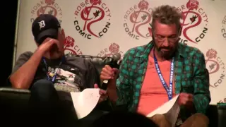 Classic Teenage Mutant Ninja Turtles voice actors at Rose City Comic Con 2014