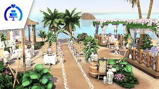 Beach Wedding 🌊💍 | The Sims 4 - Speed Build (NO CC)