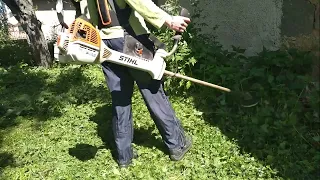 STIHL FS 490 C-EM work with a brush cutter