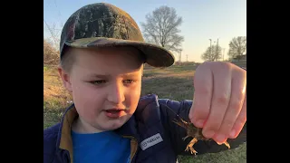 August Conquers Mighty Crawdad!