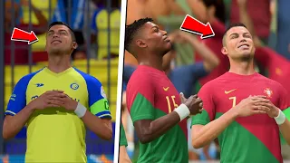 How To Do Ronaldo NEW CELEBRATION in FIFA 23! (New Nap Celebration)