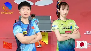 China vs Japan - Match 1 | Sun Yingsha vs Hina Hayata