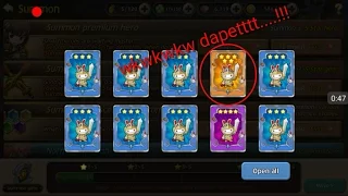 Seal Mobile Summon 30 Hero dgn 9000 Diamonds dapet berapa hero bintang 5 kah