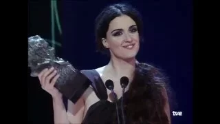 Paz Vega gana el Goya a Mejor Actriz Revelación en 2002