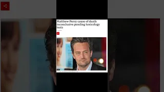 Matthew Perry's shocking dispatch call #friends #chandlerbing #matthewperry #shorts #death #chandler