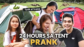 NAPRANK SI IVANA! *24 HOURS SA TENT CHALLENGE* | IVANA ALAWI