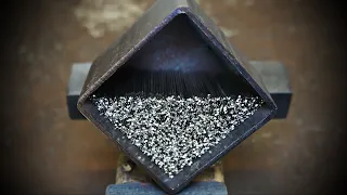 Damascus steel from 3800 pins.