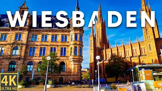 4K Walking Tour | WIESBADEN, GERMANY 2023 | Wiesbaden City