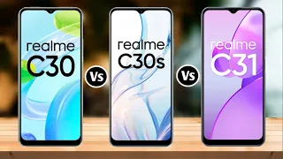 Realme C30 Vs Realme C30s Vs Realme C31