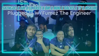 AMERICANS REACT| Skengdo x AM x Lil Rass x BM x Mini x Rack5 x TY x Mskum - Plugged In W/Fumez