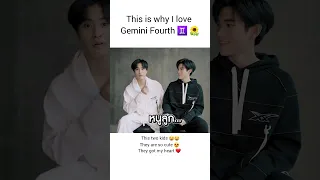 The reason I love Gem Fourth ❤️ #geminifourth #cute fighting #myschoolpresident #gemini #fourth