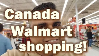 Walmart Shopping in Canada, with prices
