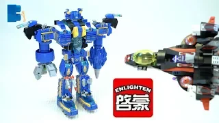 Enlighten Brick 2722 High Tech Era Mecha Poseidon REVIEW