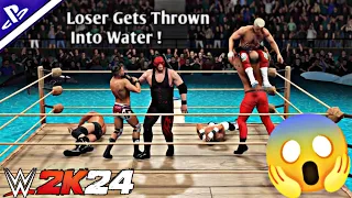 WWE 2K24 - Water Royal Rumble Match | Unexpected Winner | PS5™ [ New Version ]