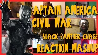 CAPTAIN AMERICA: CIVIL WAR Movie Clip - Black Panther Chase - Reactions Mashup