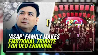 'ASAP' family makes emotional tribute for Deo Endrinal