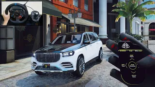 Mercedes Maybach GLS 600 | Gorgeous Luxury SUV - GTA 5 2020 - Logitech G29 Gameplay