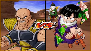 DBZ BT3 - Nappa (Red Potara) VS Kid Gohan, Krillin, Piccolo (Early,) Tien & Chiaotzu [Request Match]