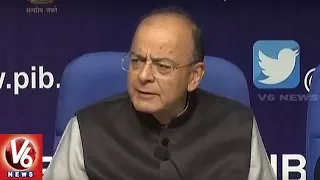 Arun Jaitley Addresses Media On Union Budget 2018-19 | V6 News