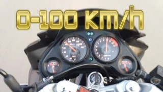 Honda CBR 125 0-100 km/h