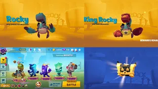 Rocky New Character 20 Level Max Parimal King Rocky Skin Zooba Squad Gameplay