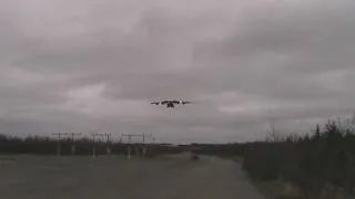 Antonov AN 124 Landing - Cool Overhead Capture